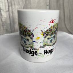 Personalized Hedgehog Pen Pot Rainbow Animal Ceramic Desk Organizer - thumbnail 4