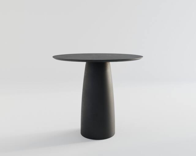 Kopar Round Black Colour Dining Table D850 - image 1
