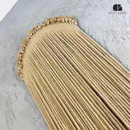 Soft Color Macrame Wall Hanging Set Handmade Cotton Fiber Decor - thumbnail 3