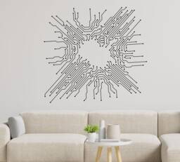 Sale Circuit Board Wall Decal Technology Vinyl Sticker - thumbnail 1
