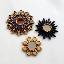 "Peruvian Mirrors ""Azul Black"