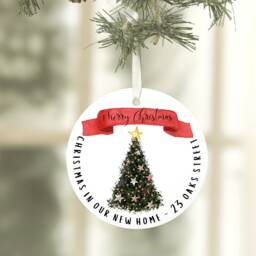New Home Christmas Bauble, 1st in Home, Bauble For Couple, Gift First Family - thumbnail 3