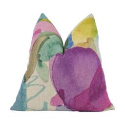 Bluebellgray - Big Archie Linen Stunning Watercolour Cushion Cover Handmade Throw Pillow Designer Home D??cor - thumbnail 1