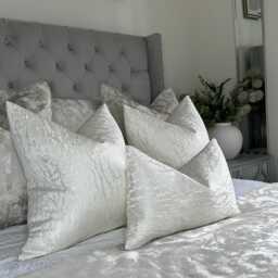 "Ivory Hamlet Cushion Cover, Luxury Marble Throw Pillow Cover 12"" X 20" - thumbnail 4