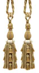 "D??copro Large Elegant Curtain & Drapery Tassel Tieback, Length 12"" - 30.5cm, Spread 30" - thumbnail 1