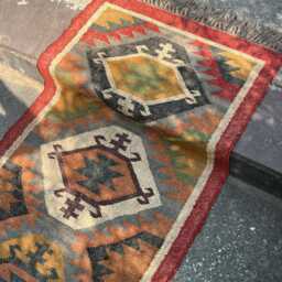 Kilim Runner Rug - Handwoven Boho Kilim, Handmade For Entryway, Hallway, Kitchen, Bedside, Custom Size Runner, Traditional Motif - thumbnail 3
