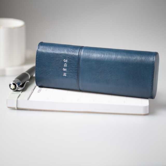 Pen Case For Montblanc Fountain Pen, Leather 2 Pen Case, Fountain Holder, Luxury Sleeve Gift Lawyer, Leather Pouch Double - image 1