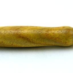 Slimline Style Twist Pen/Stylus With Gold Plated Hardware & Made Canary Wood - thumbnail 3