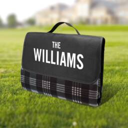 Personalized Picnic Blanket - Outdoor Travel with Under Waterproof Mat Foldable Red Beach - thumbnail 2