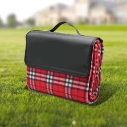 Personalized Picnic Blanket - Outdoor Travel with Under Waterproof Mat Foldable Red Beach - thumbnail 4