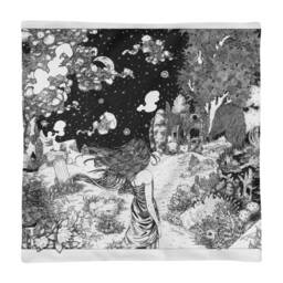 stephen King's Rose Madder Premium Pillow Case Only, Pen Ink Illustration. Abandoned Greek Ruins, Outdoors Adventure Explore Wander - thumbnail 4
