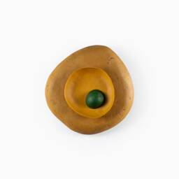 Wall Sconce Organic Lamp From Paper Mache - Italian Siena - thumbnail 3