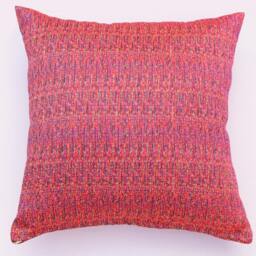 Tweed Pillow Cover - Pink & Yellow - thumbnail 2