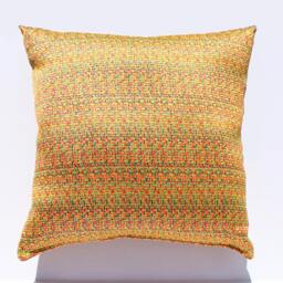Tweed Pillow Cover - Pink & Yellow - thumbnail 3