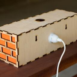 Colorful Mario Question Mark Block Lamp - Nintendo Roots - thumbnail 4