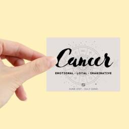Cancer Zodiac Candle, Star Sign Gift - thumbnail 2