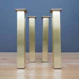 "Brass Sofa Legs - Furniture Coffee Table Legs, Height 16""-20" - thumbnail 4
