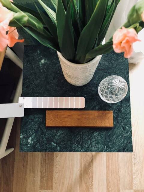 Promotion Coffee Table, Qube, Green Marble, Hand-Made, Marble Top, Bench, Coffee Table With Base - image 1