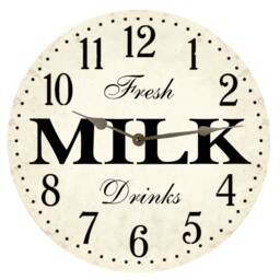 Unique Milk Clock - Perfect Kitchen Decor - thumbnail 3