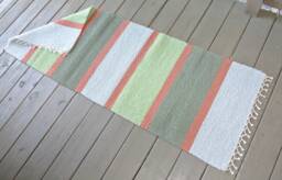 "Hand Woven Rug - 24"" X 66" - thumbnail 1