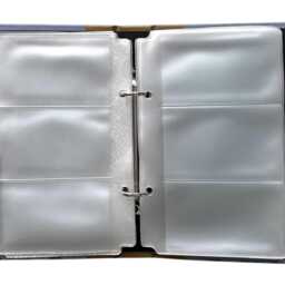 Business Card Album Holder, Oriental Wild Flowers, Desk Gift - thumbnail 2