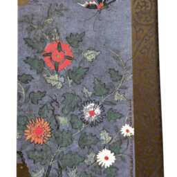 Business Card Album Holder, Oriental Wild Flowers, Desk Gift - thumbnail 4
