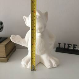 "Alf Statue, Bisque Doll, The Alien Friend, Ceramic Figure, Bisque, Extraterrestrial Monster, 1988 Vintage ""Orbiters" - thumbnail 4