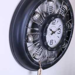 Engine Style Industrial Wall Clock 40cm - thumbnail 3