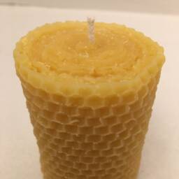 Qty Of 3 2''x3'' Honeycomb 100% Pure Beeswax Solid Candle - thumbnail 3