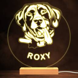 German Shorthaired Pointer Dog Pet Warm Lamp Personalised Night Light - Gift Bedroom - thumbnail 1