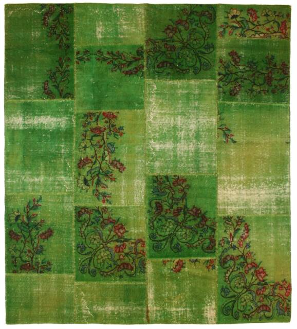 Wool Patchwork - 268 X 236 cm - Handmade Free Shipping