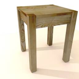 Stool Seat Stool Made Of Wood, Hardwood, Ash, Stable, Oiled New - thumbnail 3