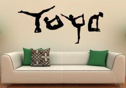 Yoga Wall Decal Vinyl Sticker Meditation Indian Philosophy Home Interior Design Art Murals Bedroom Decor - 5Y01A - thumbnail 1