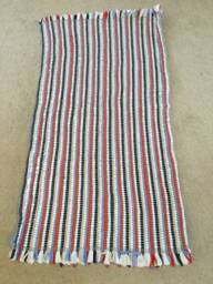 "Handmade Chindi Rug, Handmade Rag Boho Rug, Rag Vegan Colorful, 24""x40" - thumbnail 1