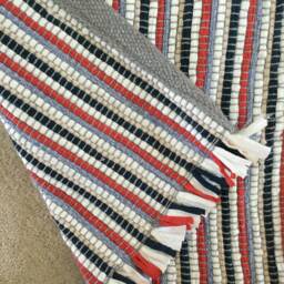 "Handmade Chindi Rug, Handmade Rag Boho Rug, Rag Vegan Colorful, 24""x40" - thumbnail 4