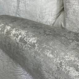 "Silver Cushion, Bolster Pillow, Luxury 16"" X 6" - thumbnail 3