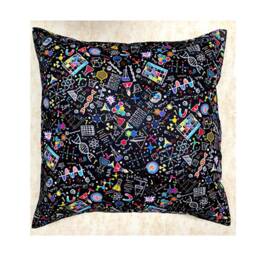 Great Design, Perfect For The Budding Scientist ~ Science Cushion Cover Fits An 18 - thumbnail 1