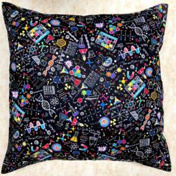 Great Design, Perfect For The Budding Scientist ~ Science Cushion Cover Fits An 18 - thumbnail 2