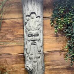stone Garden Tree Man Green Small Curly Beard Hanging Plaque Ornament - thumbnail 4