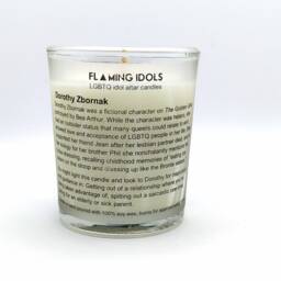 Dorothy Zpornak Glass Votive Candle // Lgbtq Altar - thumbnail 3