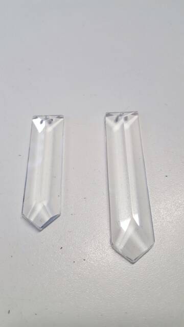 Drops Or Pendants, Spare Parts For Glass Chandeliers, Transparent