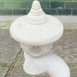 Japanese Pagoda Statue Outdoor Temple Sculpture Oriental Garden Decor Handcrafted Zen Art Ornament Cement Spiritual Gift - thumbnail 4