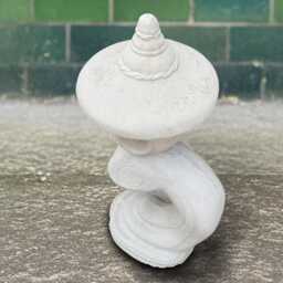 Japanese Pagoda Statue Outdoor Temple Sculpture Oriental Garden Decor Handcrafted Zen Art Ornament Cement Spiritual Gift - thumbnail 2