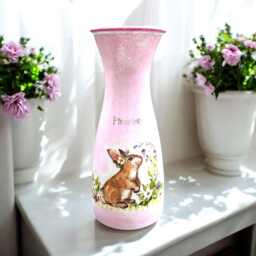 Bunny Vases, Glass Vase, Vase For Flowers, Gifts, Spring Pretty Rabbit Mothers Day Gifts Mum - thumbnail 1