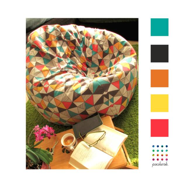 Bean Bag Chair, Bean Bag Cover+Inner Bag, Bean Chair, Large Bag, Adult Bag-Teen/Child, Pouf, Gift, Home Decor - image 1