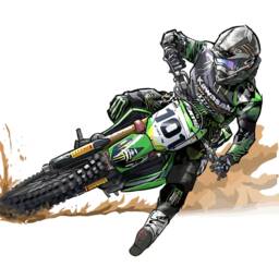 Custom Dirt Bike Number Decal Motocross Wall Sticker - 28x40 Inches Mc297 - thumbnail 3