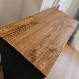 Tall Handmade Solid Wooden Bookshelf Bookcase Storage Unit 30cm Deep With Height From 80cm - thumbnail 3