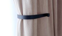 Matte Black Iron Curtain Tie Backs - Cottage, Rustic, Farmhouse Minimalist, Drapery Holdbacks, Tiebacks, Pullbacks, 170mm - Set Of 2