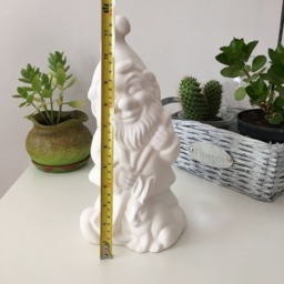 Ceramic Gnome, Ready To Paint Bisque, Garden Decorations, Unpainted Sculptures, Gift For Mother, Dwarf Figure, Outdoor Decor - thumbnail 4