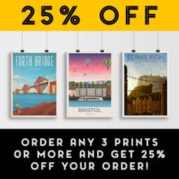 Bristol Balloon Fiesta Poster, Festival , Hotwells, Vintage Retro Travel Poster, Hot Air Print - thumbnail 2